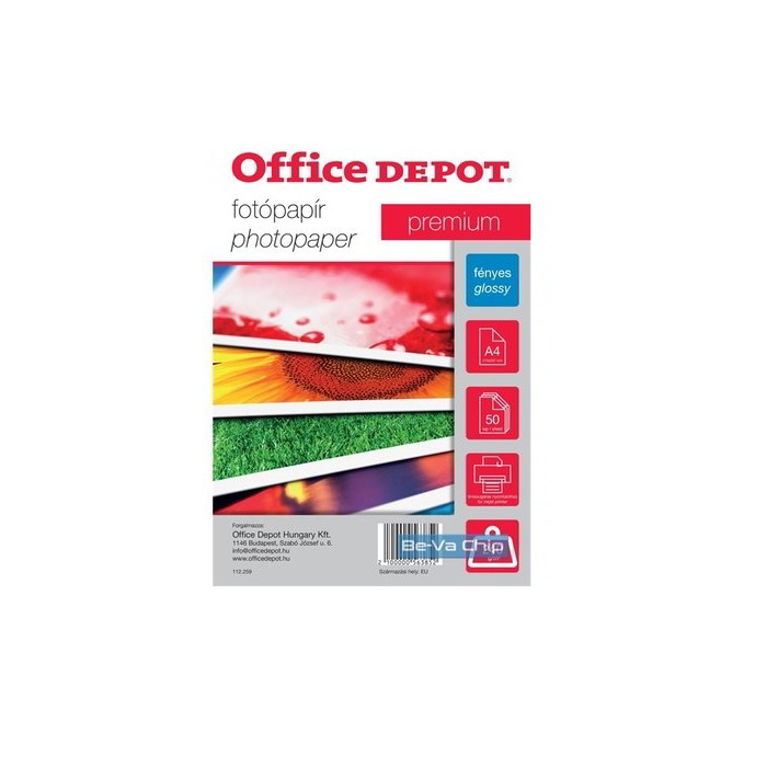 Office Depot Premium A6 fotópapír (50 db/csomag) (OD112260)