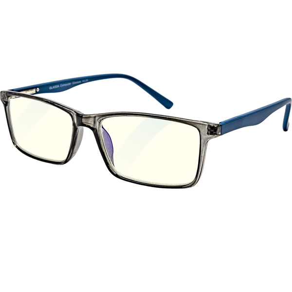GLASSA Blue Light Blocking Glasses PCG 08, dioptria: +1,50, kék/szürke