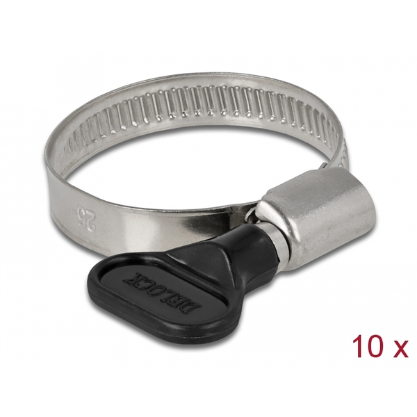 Delock Pillangó tömlő bilincs 25 - 40 mm 10 db.