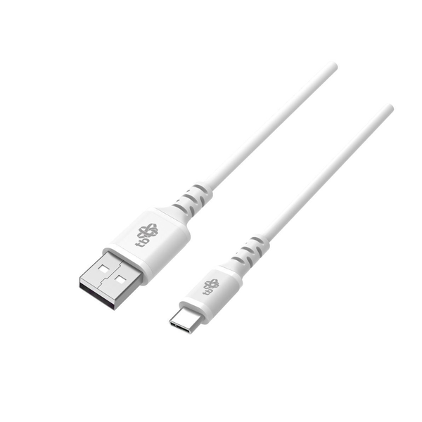 TB AKTBXKUCMISI20W USB-A apa - USB-C apa 2.0 Adat és töltőkábel - Fehér (2m)