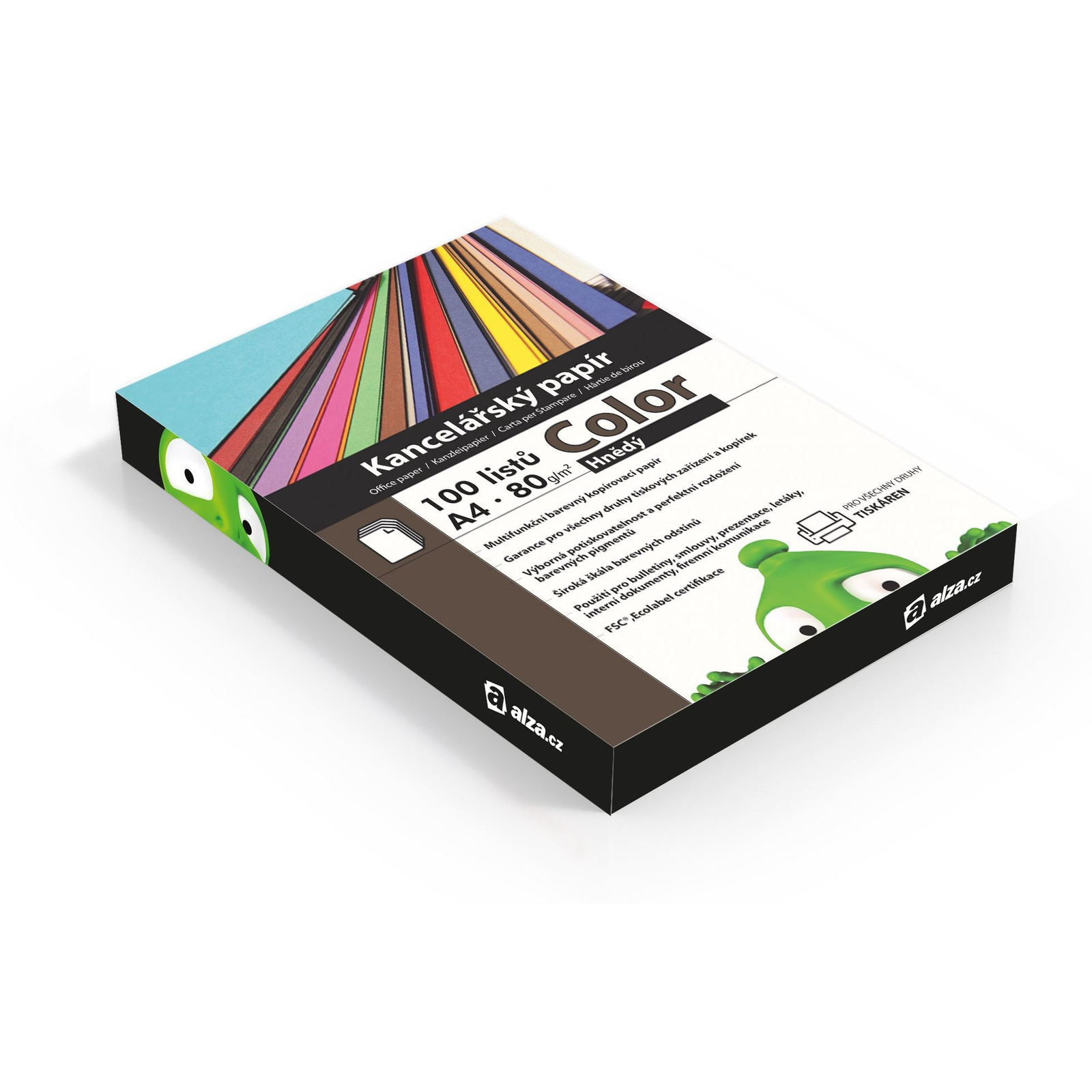Alza Color A4 barna 80g 100 lap (55056)