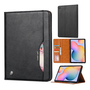 Калъф стоящ, кожен ефект (FLIP, странично отваряне, функция за настолен държач, премиум) ЧЕРЕН [Samsung Galaxy Tab S6 Lite 10.4 LTE (SM-P619) 2022] (5996591028149) - Калъф за таблет