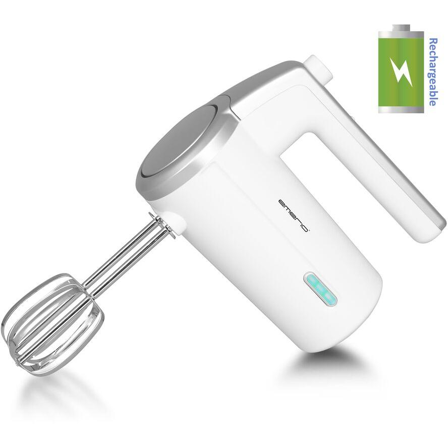 Emerio Handmixer, 3 Geschw. Rücklauffunktion kabellos weiß (HM-126681)