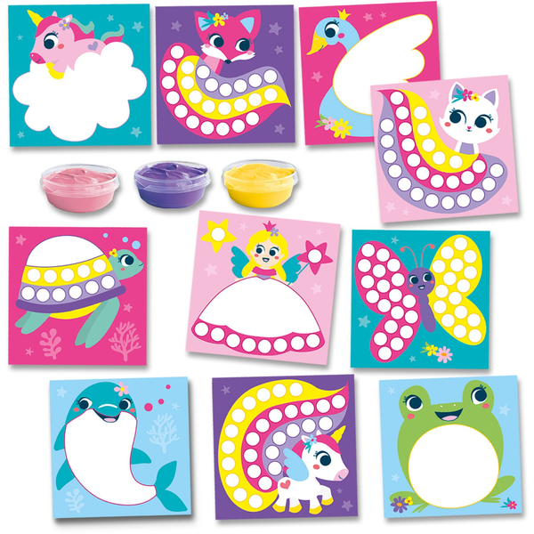 SES Creative My First - Fingerprint paint fantasy figures vaskbar fingermaling