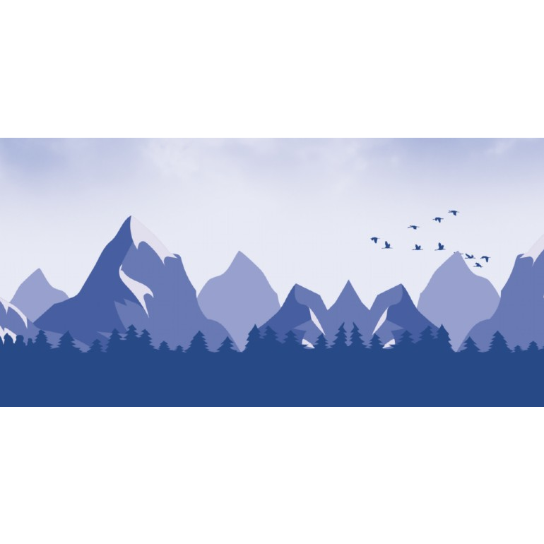 Gembird Mountains Gaming Egérpad 400 x 800mm - Mintás