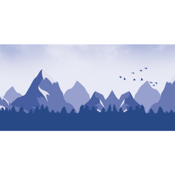 Gembird Mountains Gaming Egérpad 400 x 800mm - Mintás