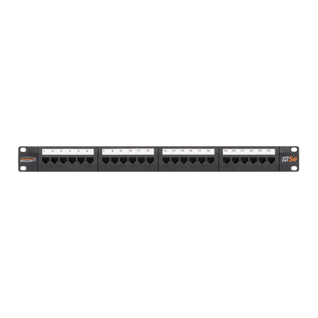 Nikomax UTP patch panel cat.5e 24 port 19