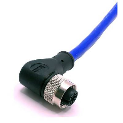 Mueller Electric C4D81M005 Érzékelő-/működtető összekötő M12 Alj, hajlított 5 m Pólusszám: 4 1 db (C4D81M005)