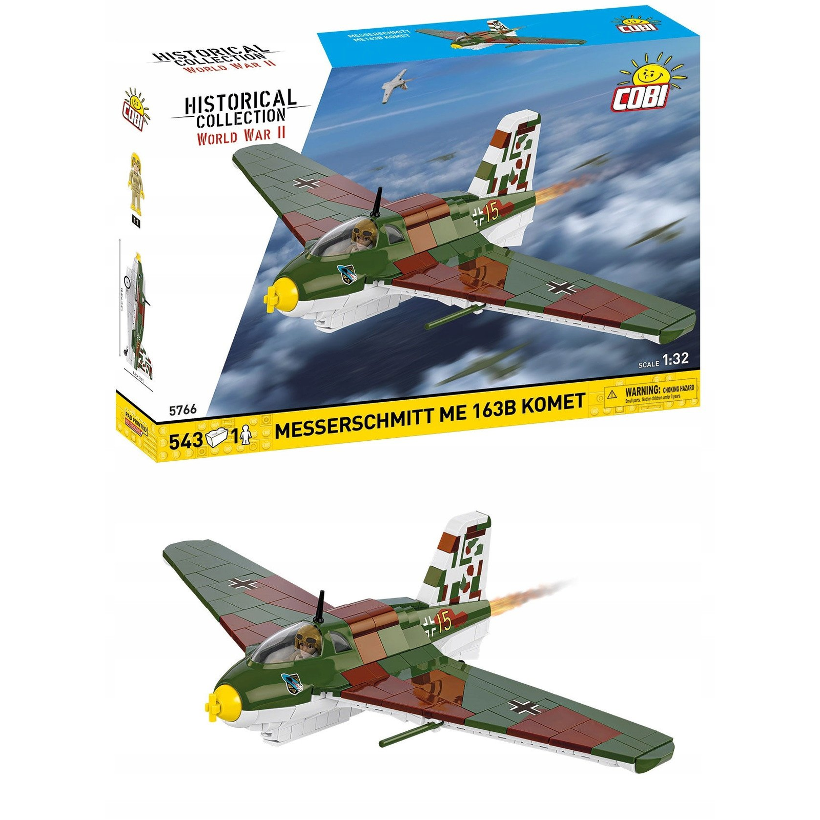 Cobi 5766 II WW Messerschmitt Me 163B Komet 1:32 (COBI-5766)