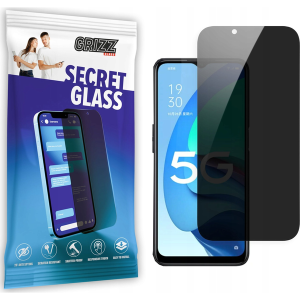  GrizzGlass Szkło prywatyzujące GrizzGlass SecretGlass Oppo A56s