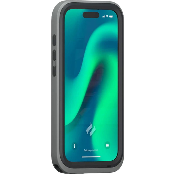 Калъф за телефон, Catalyst, Съвместим с iPhone 15 Pro, Сив