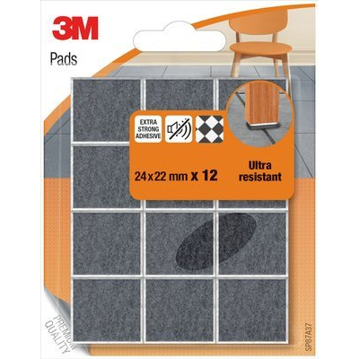3M SP87A37 cuscinetto di protezione del pavimento per mobili 12 pz Rettangolare