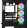 Rampage Hydra V2 Obudowa PC akwarium 4x wentylator ARGB czarna