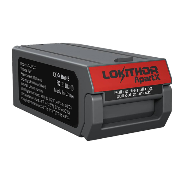 ApartX LO-LIPOX 4000 mAh-s, 98 Wh-s akkumulátor
