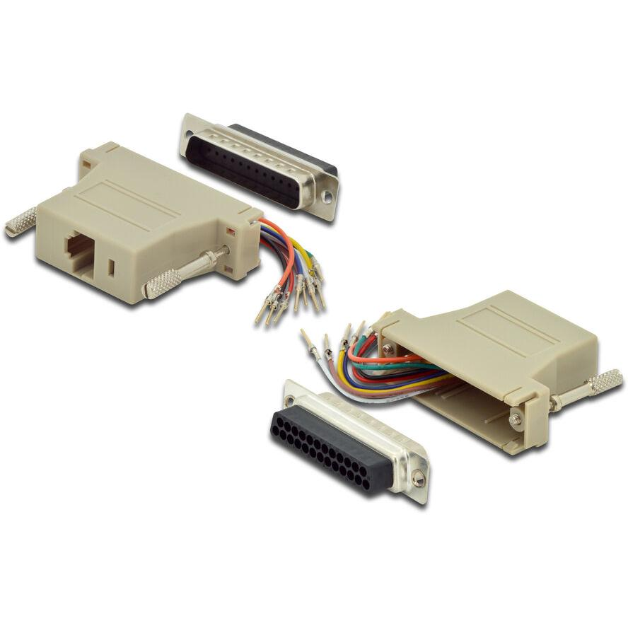Assmann Adapter, DB25, RJ45, Modular (AK-610518-000-I)