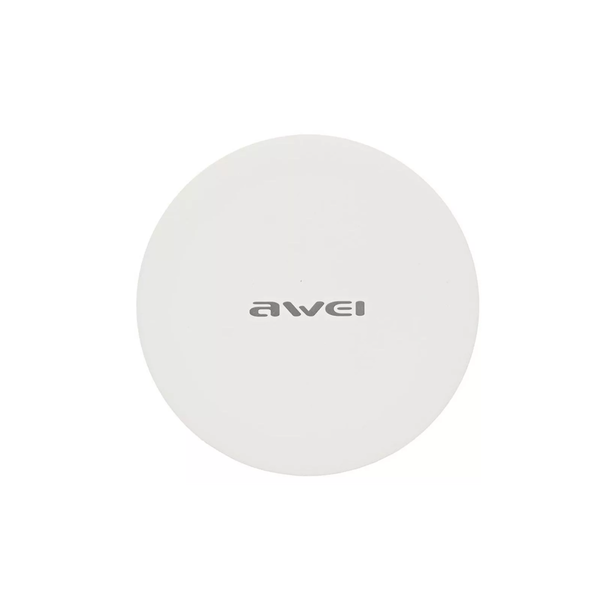 Безжично зарядно устройство SI-QI Awei W6, бързо зареждане, нов модел 2019, бяло