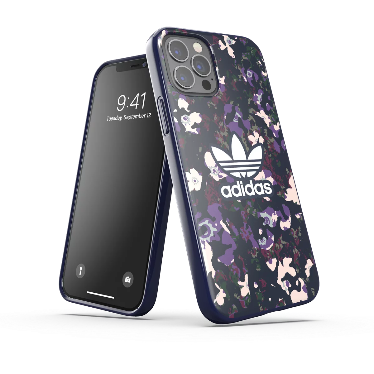 Adidas OR SnapCase Graphic Apple iPhone 12 / 12 Pro Tok - Fekete/Mintás (42376)