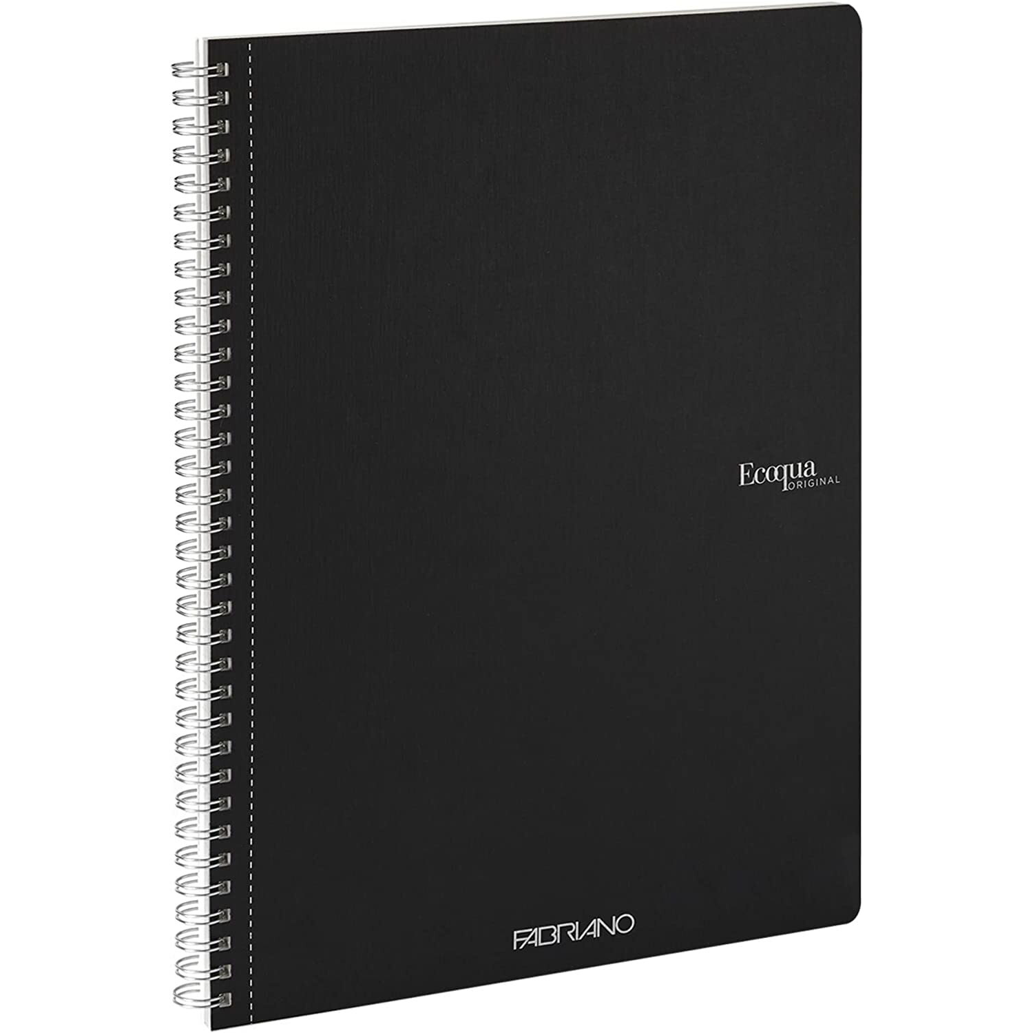 Fabriano Ecoqua 70lapos A4 sima spirálfüzet - Fekete (19290009)