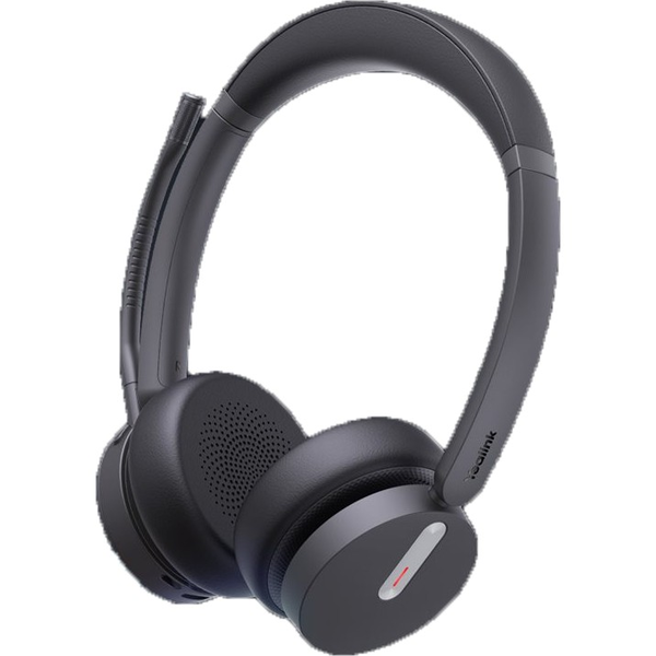 Yealink BH70 Microsoft Teams Слушалки Безжичен Лента за глава Офис/Център за обаждания Bluetooth Черен
