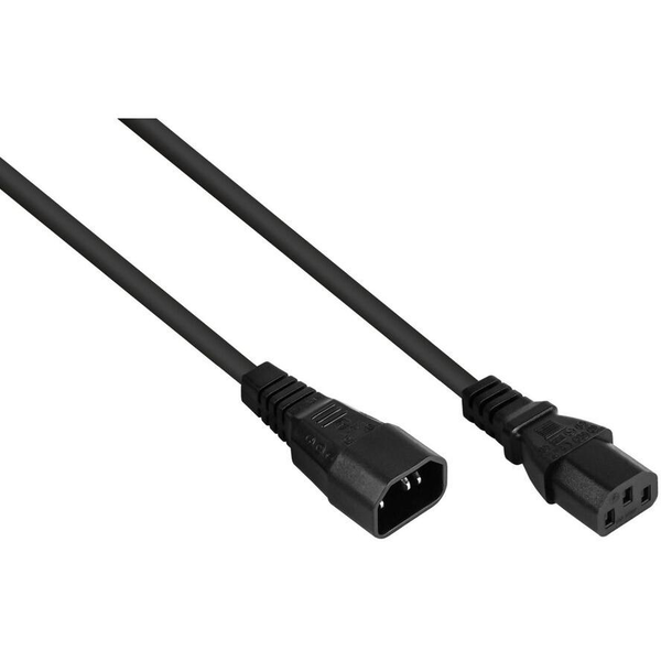kabelmeister SK1430-S005 250V Hálózati hosszabbító tápkábel 0.5m - Fekete