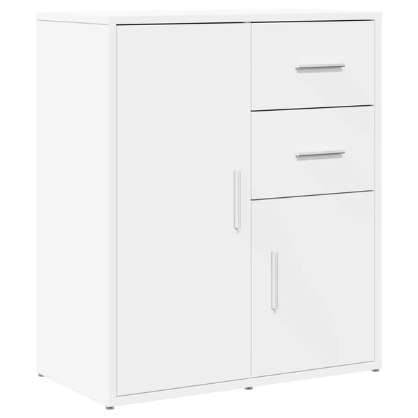 fehér szerelt fa tálalószekrény 60 x 31 x 70 cm