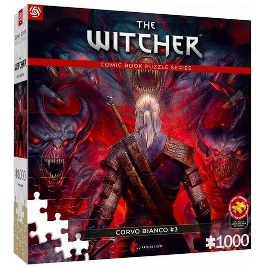 GOOD LOOT COMICSOVÉ PUZZLE THE WITCHER ZAKLÍNAČ CORVO BIANCO (1000 DÍLKŮ)