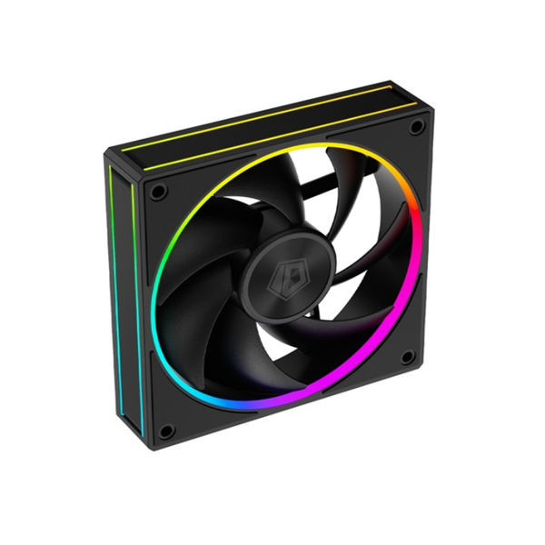 ID-Cooling AF-127-ARGB-K 120mm PWM ARGB Rendszerhűtő - Fekete