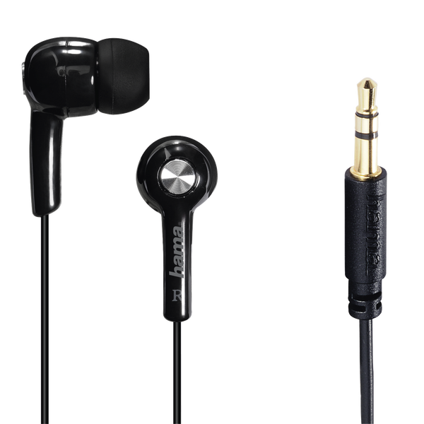 Hama Gloss Fejhallgató Vezetékes Hallójárati Zene Fekete, Szürke