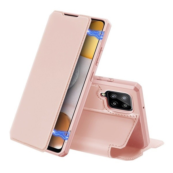Samsung Galaxy A42 5G / M42 5G SM-A426B / M426B, Oldalra nyíló tok, stand, Dux Ducis Skin X, rózsaszín (G107837)
