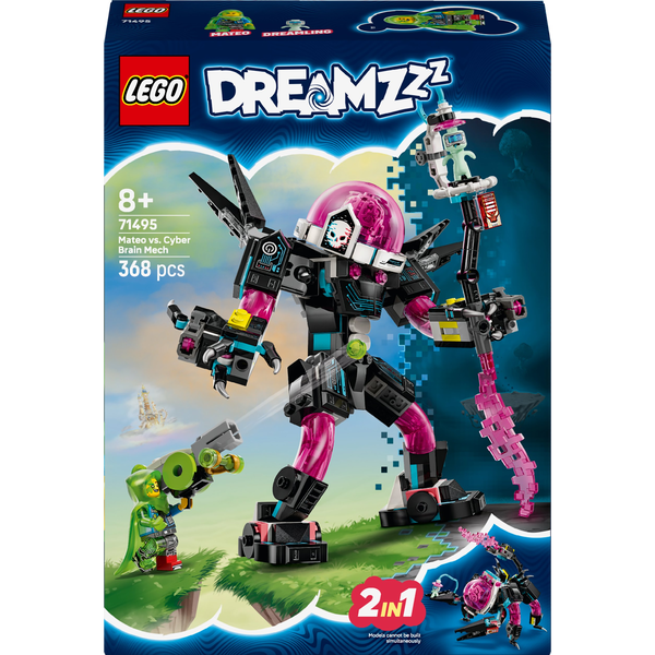 Stavebnica LEGO DREAMZzz Mateo proti robotovi Cybermozgu 368 dielikov 8+