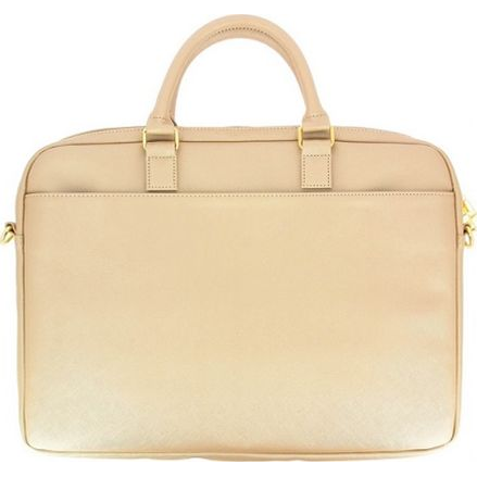 Bolso Guess Con Bandolera Ordenador 13'' A 15'' - Dorado