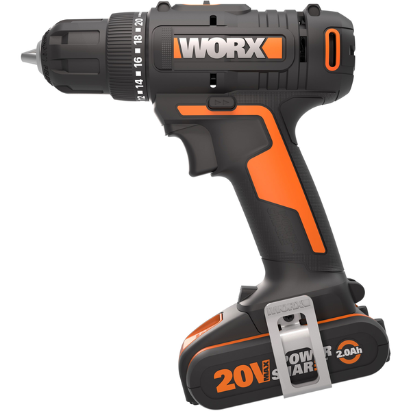 WORX 30 Nm WX100 20V/1x2Ah akkus fúró
