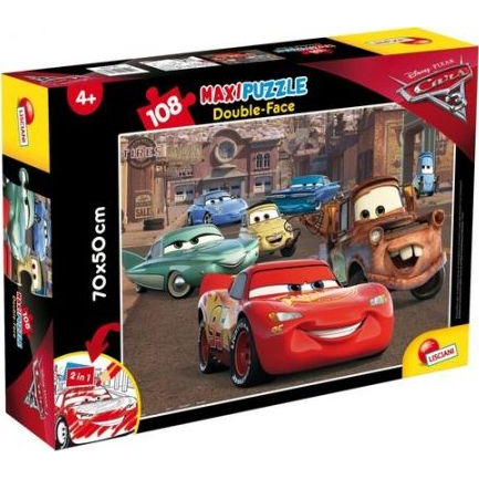 Verdák 2 az 1-ben 108db-os puzzle és színező 70x50cm - Lisciani (304-63963)