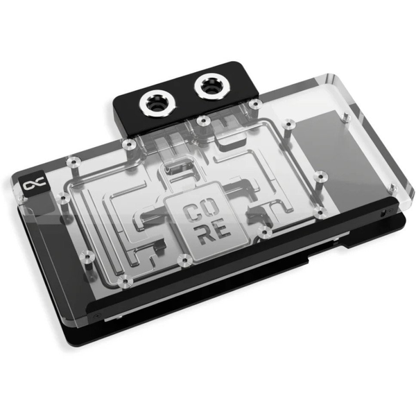 Alphacool Core RX 9070 Steel Legend GPU Wasserblock, ARGB, mit Backplate - Acryl