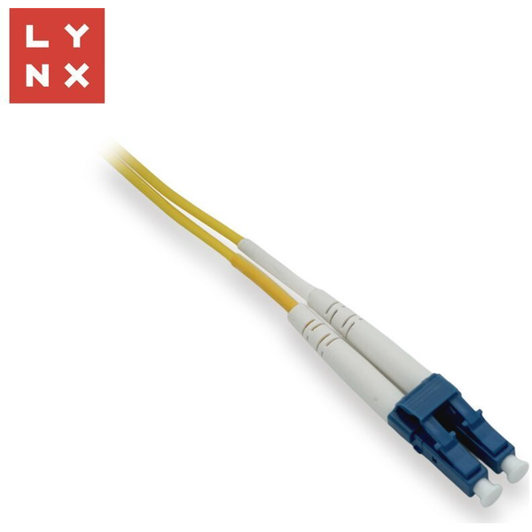 LYNX duplexní patch kabel SM, OS2, LC/LC, 9/125µm, 10m