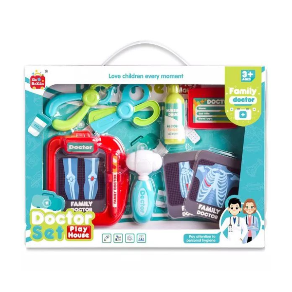Manyuk Toys 8 darabos Orvosi eszközök játékszett