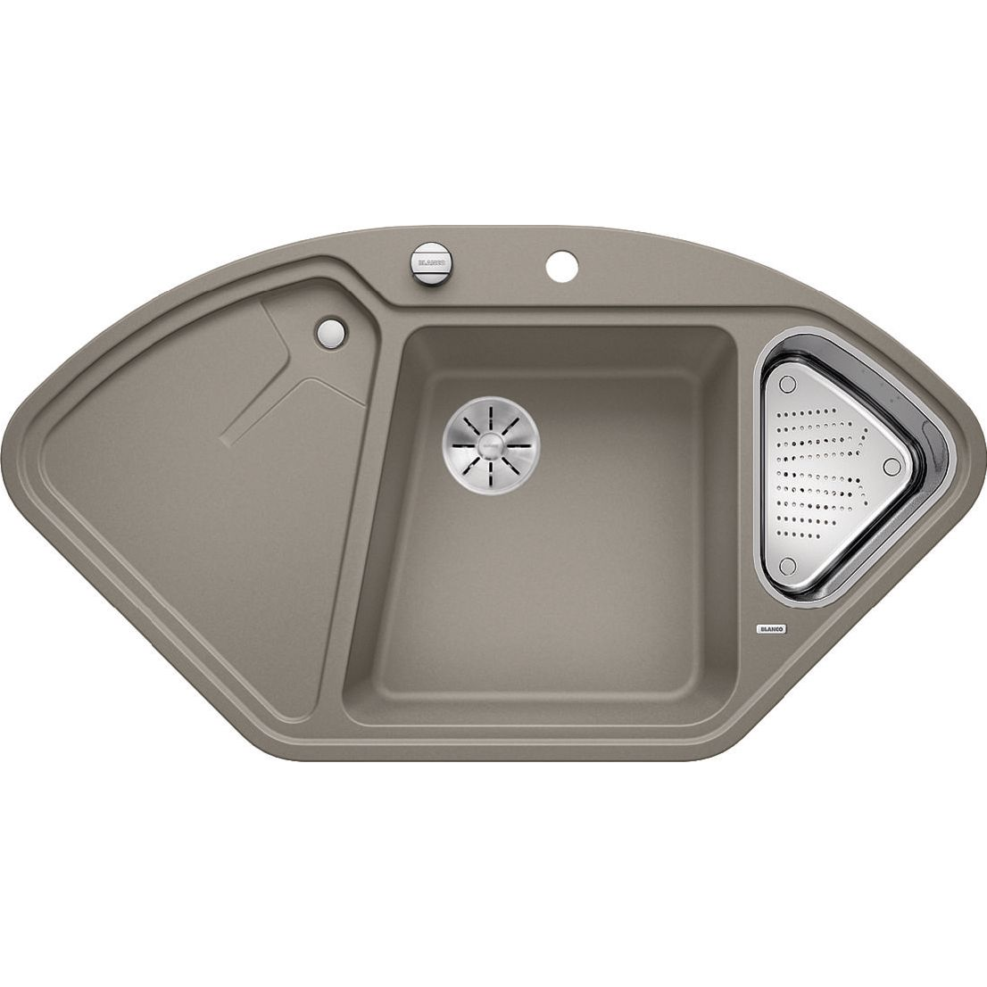 Blanco DELTA II PD Tartufo színű tart.Gránit mosogatótál (523666) (523666)