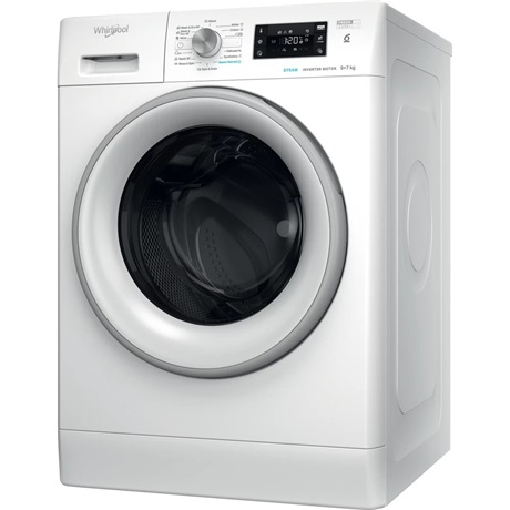 Whirlpool FFWDB 976258 SV EE mosó- és szárítógép Szabadonálló Elöltöltős Fehér