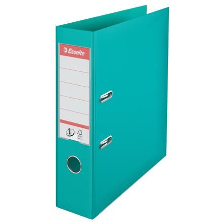 ESSELTE Standard Iratrendező 75 mm A4 PP élvédő sínnel türkiz (811550) (ES811550)