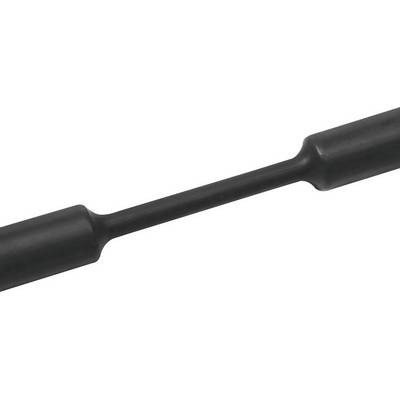 HellermannTyton 333-42400 Zsugorcső ragasztó nélkül Fekete 24 mm Zsugorodási arány:3:1 méteráru (333-42400)