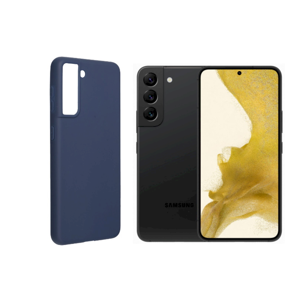 Fusion Soft Samsung Galaxy S22 Plus Szilikon Tok - Kék