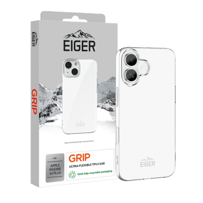 Eiger Grip Apple iPhone 16 Plus Telefon tok - Átlátszó (EGCA00618)