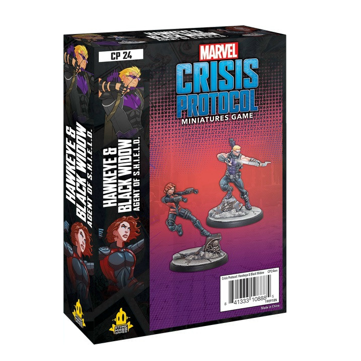 Marvel: Crisis Protocol - Hawkeye & Black Widow figurák (GAM37065)