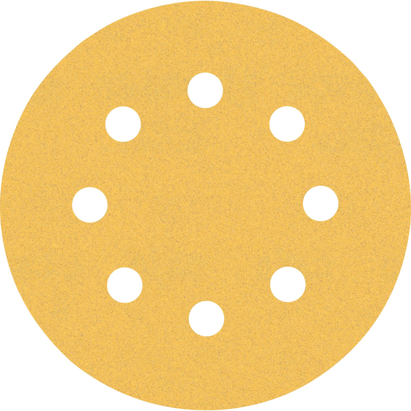 BOSCH 2608900812, EXPERT C470, készlet excentercsiszolókhoz, 8 lyukú, 125 mm, G 60/120/240, 6 db