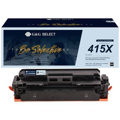 Съвместима тонер касета G&G за HP 415X W2030X, черна