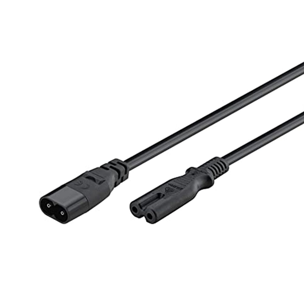 LogiLink power extension cable - IEC 60320 C8 to IEC 60320 C7 - 2 m