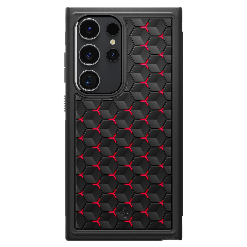 Spigen Cryo Armor Samsung Galaxy S24 Ultra tok Cryo Red - fekete-piros (ACS07291) (ACS07291)