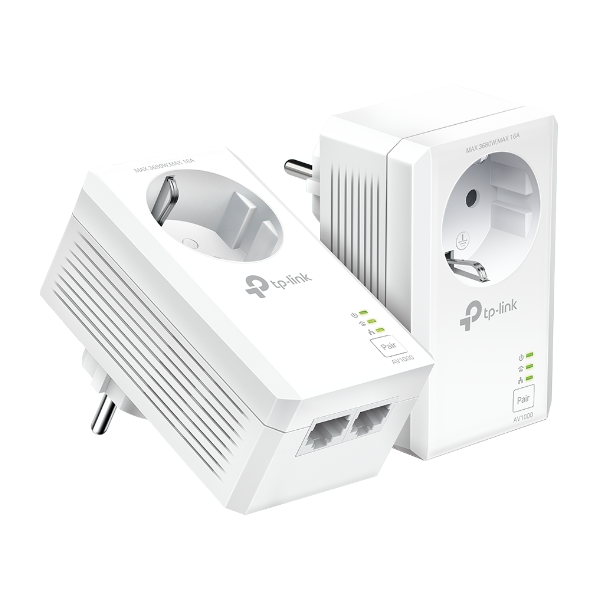 TP-Link TL-PA7027P KIT síťový adaptér Powerline 1000 Mbit/s Připojení na síť Ethernet Bílá 2 kusů