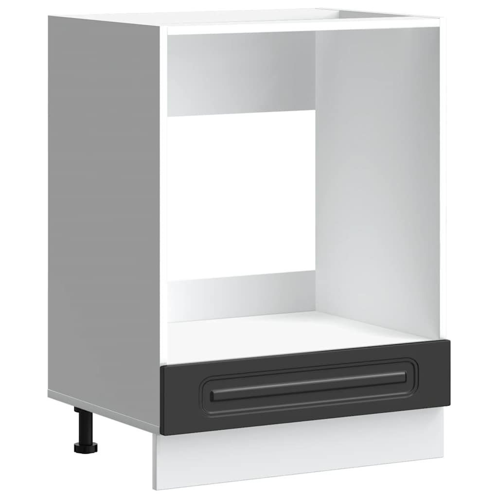 sütőszekrény Kalmar fekete színű műfa (853518)