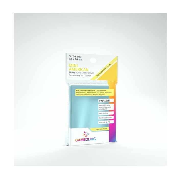 GameGenic Prime Mini kártyavédő fólia 44x67mm (50 db/csomag) (GAM37101)
